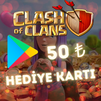 Clash of Clans 50 TL Google Play