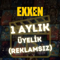 EXXEN 1 Aylık Üyelik (Reklamsız)