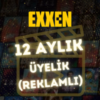 EXXEN 12 Aylık Üyelik (Reklamlı)