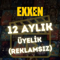 EXXEN 12 Aylık Üyelik (Reklamsız)