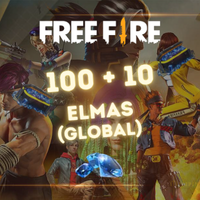 Free Fire 100+10 Elmas Global