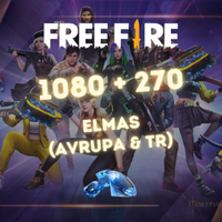 Free Fire 1080+270 Elmas EU-TR