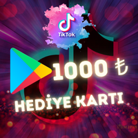 TikTok 1000 TL Google Play Jeton