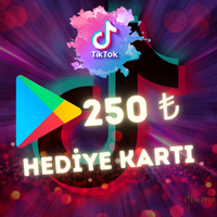 TikTok 250 TL Google Play Jeton