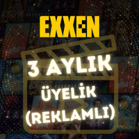 EXXEN 3 Aylık Üyelik (Reklamlı)