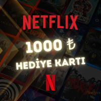 Netflix 1000 TL Hediye Kartı