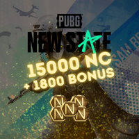 PUBG New State 15.000 NC + 1.800 Bonus