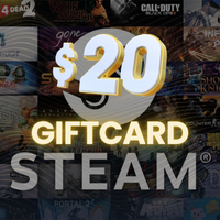  Steam Wallet Card 20 USD  