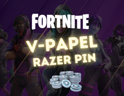 Fortnite V-Papel Razer Pin